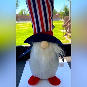 NWT Patriotic Gnome Fourth of July Decor